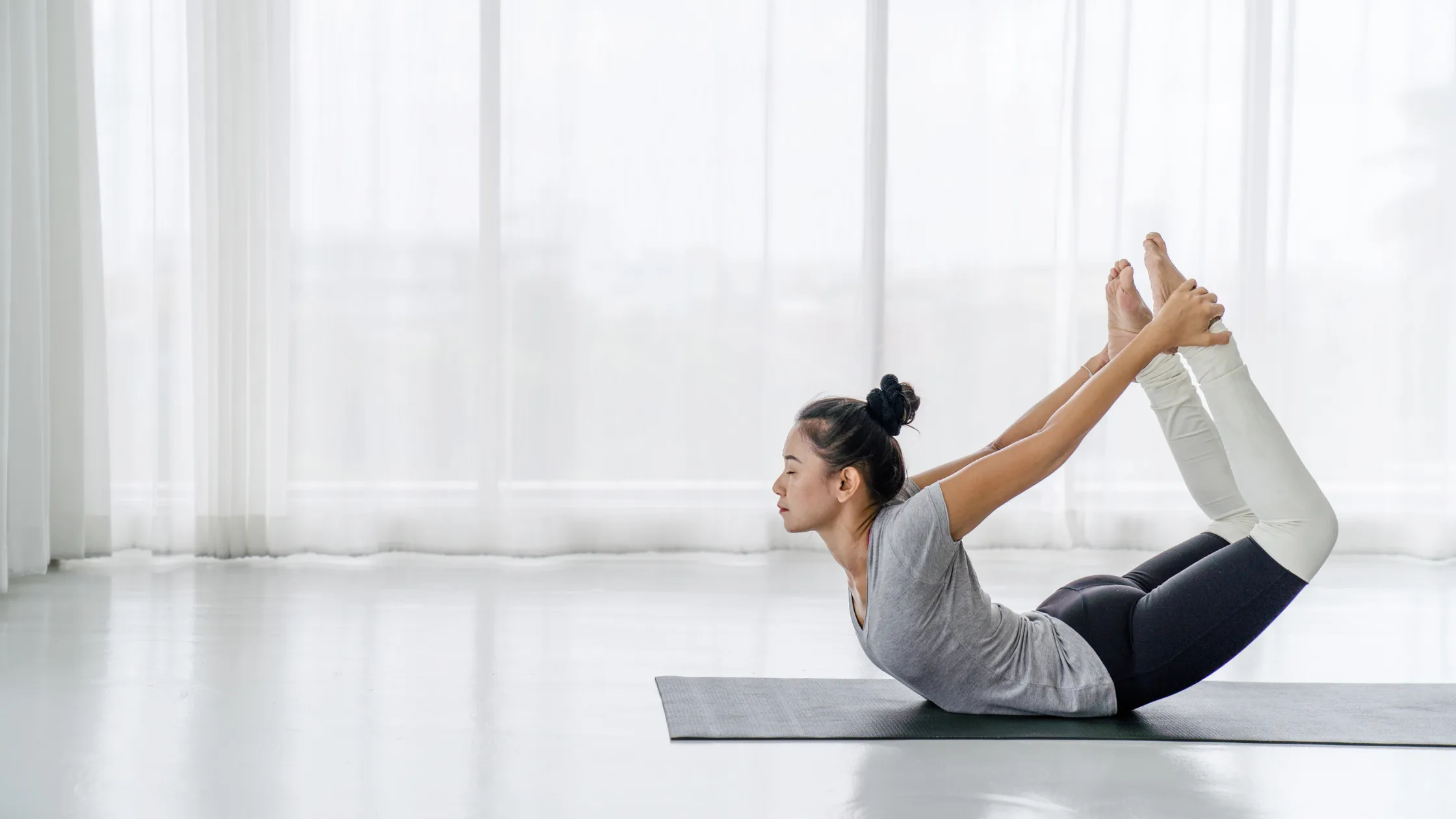 using yoga to unwind after work