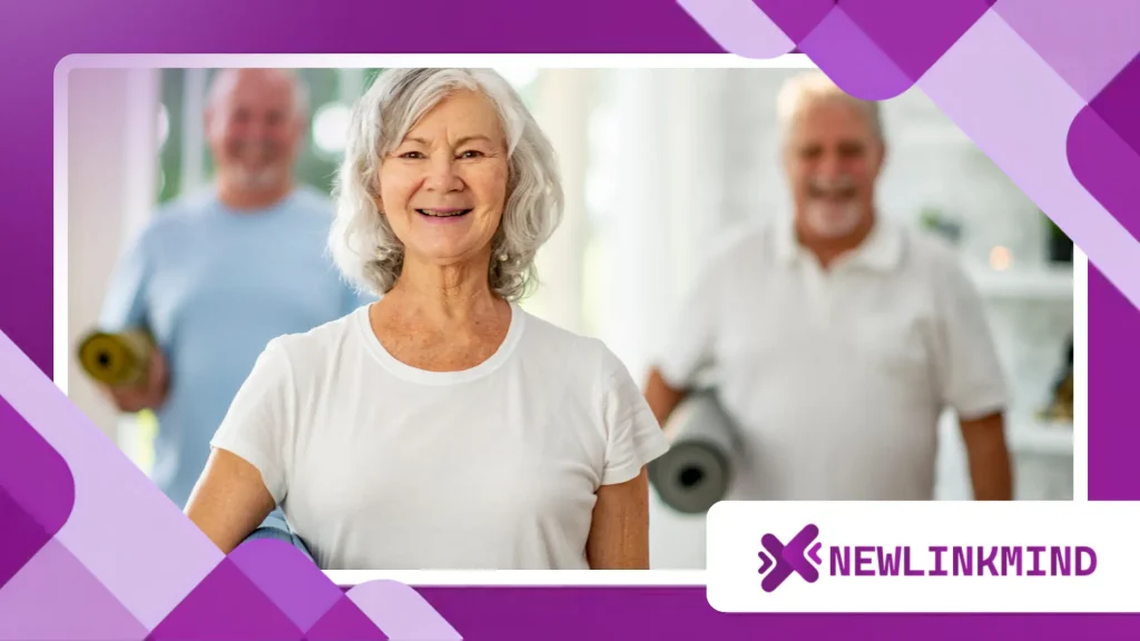 seniors practice gentle yoga every day