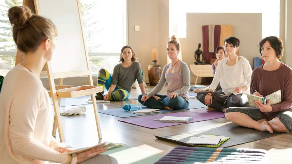 yoga and journaling