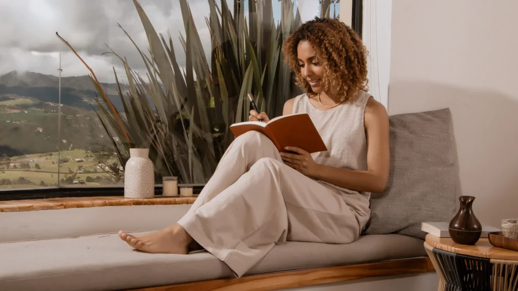 yoga and journaling